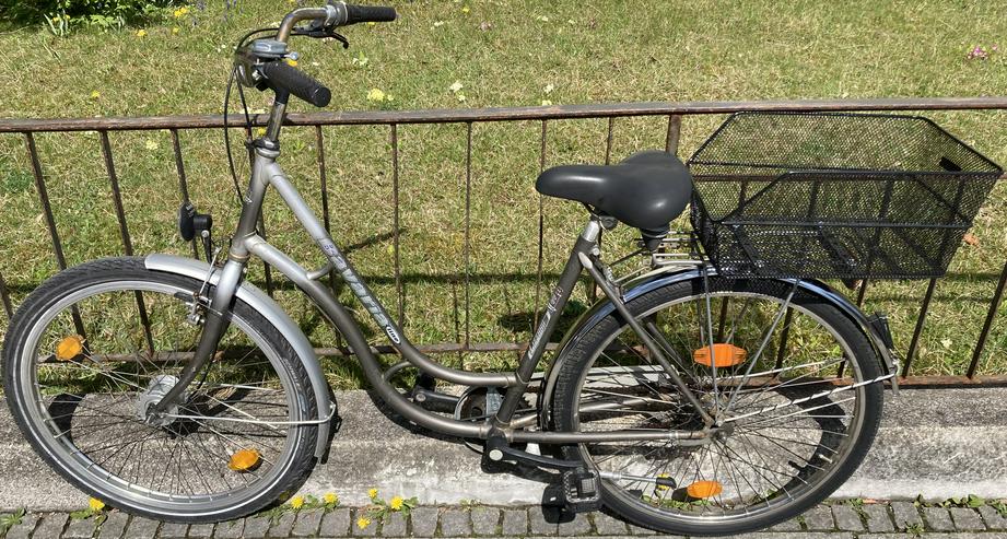 Bild 6: Stadtfahrrad Bavaria Line Lizzard für Damen, 26 Zoll, Nabenschaltung, Nabendynamo, Korb, Beleuchtung