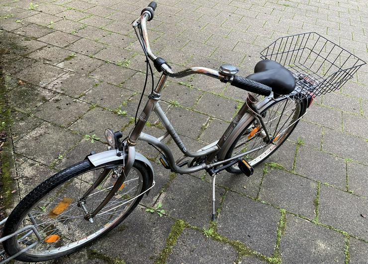 Bild 3: Stadtfahrrad Bavaria Line Lizzard für Damen, Nabenschaltung, Beleuchtung, Korb