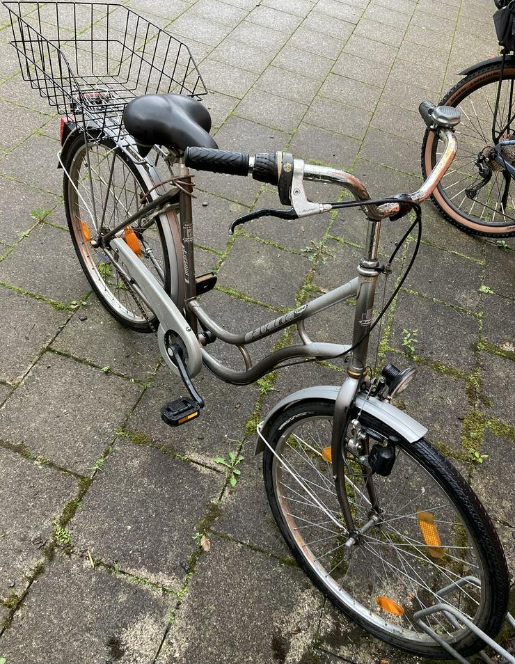 Bild 2: Stadtfahrrad Bavaria Line Lizzard für Damen, Nabenschaltung, Beleuchtung, Korb