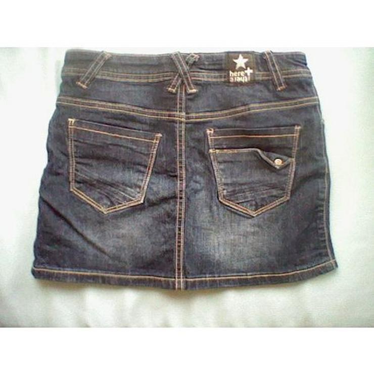 Bild 2: Mädchen Jeansrock Gr. 140, Dunkelblau