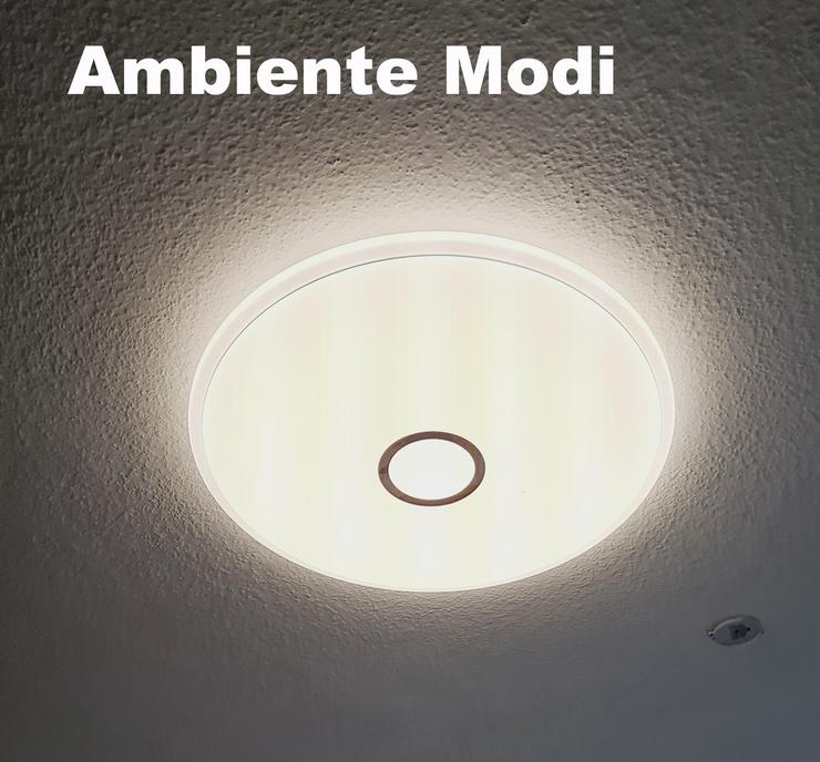 Bild 5: GLOBO LED-Deckenleuchte 70 Ø Kalt-Weiß 8-Lichtfarben Modi Funk EIN/AUS dimmbar!