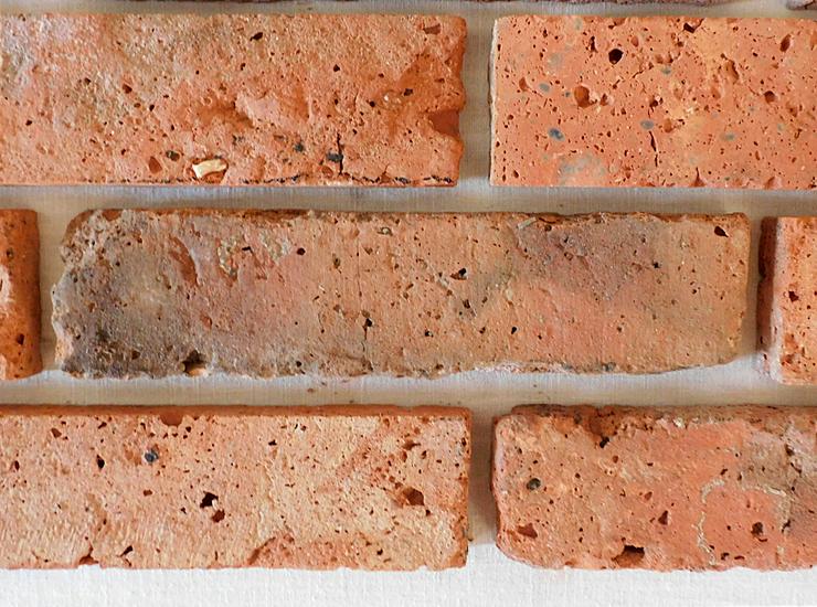 Bild 4: Antik Riemchen Alte Mauer Ziegel Klinker Wand orig shabby used
