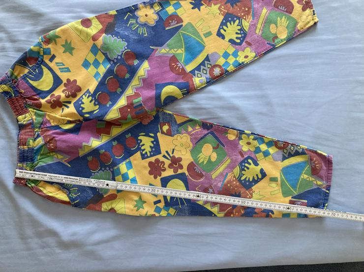 Bild 3: NEUWERTIG Hose bunt Gr. 110 Karneval Flower Power