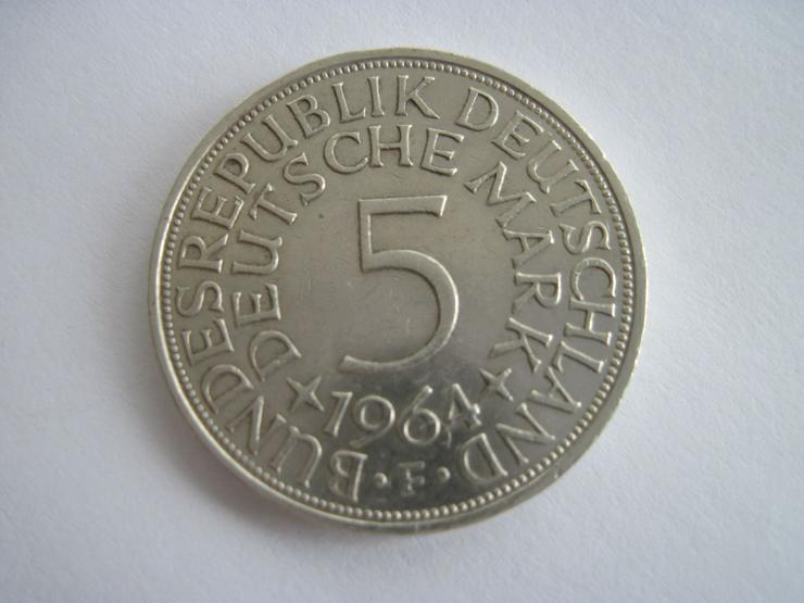 Deutschland 5 DM 1964 F Silberadler sehr schöne Erhaltung