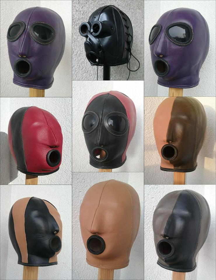 Ledermaske, Leather Masks, Ledermasken, Leather Mask
