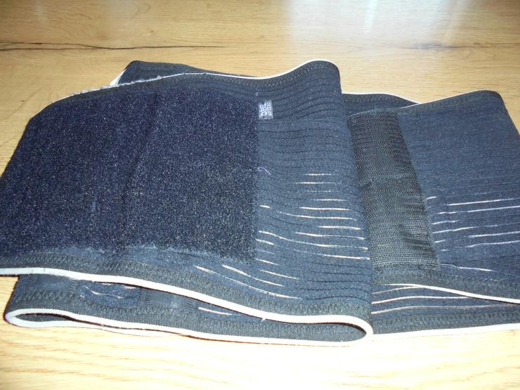 Bild 6: Bort Medical Rückenbandage, Rückenstützgürtel schwarz Gr. L  Klettverschluss