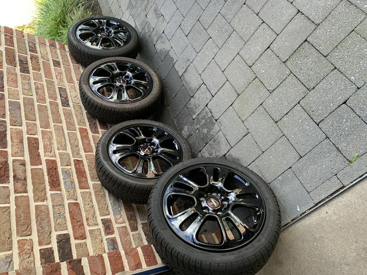 4 Winter Kompletträder für Mini F56 JCW 185/50 17" John Cooper Works Runflat Dunlop Sport 6-7mm - Winter Kompletträder - Bild 1