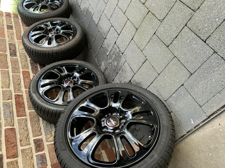 Bild 13: 4 Winter Kompletträder für Mini F56 JCW 185/50 17" John Cooper Works Runflat Dunlop Sport 6-7mm