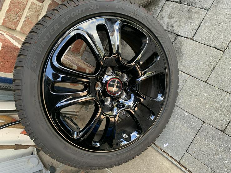 Bild 12: 4 Winter Kompletträder für Mini F56 JCW 185/50 17" John Cooper Works Runflat Dunlop Sport 6-7mm