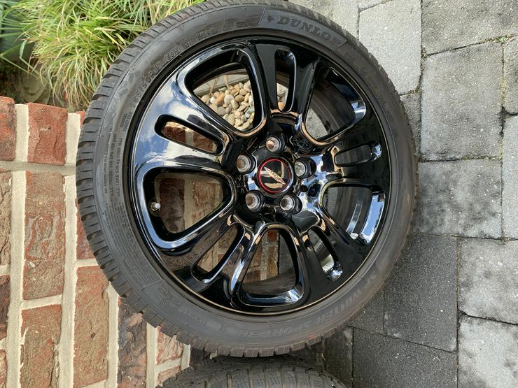 Bild 10: 4 Winter Kompletträder für Mini F56 JCW 185/50 17" John Cooper Works Runflat Dunlop Sport 6-7mm