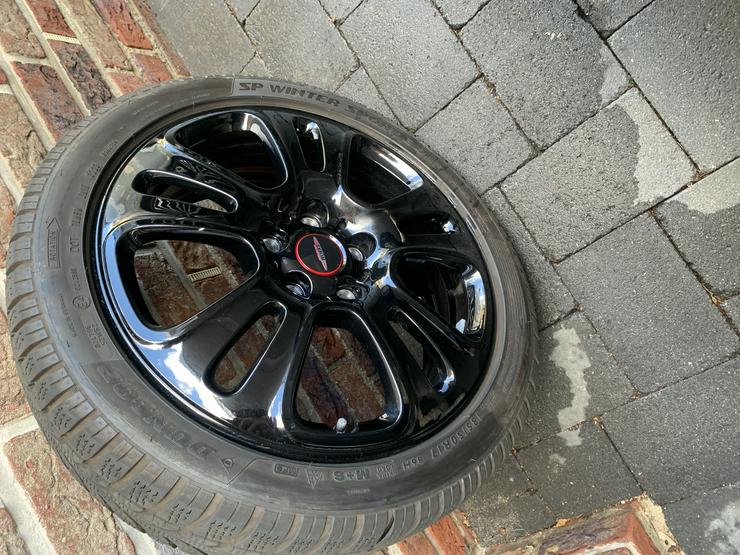 Bild 7: 4 Winter Kompletträder für Mini F56 JCW 185/50 17" John Cooper Works Runflat Dunlop Sport 6-7mm