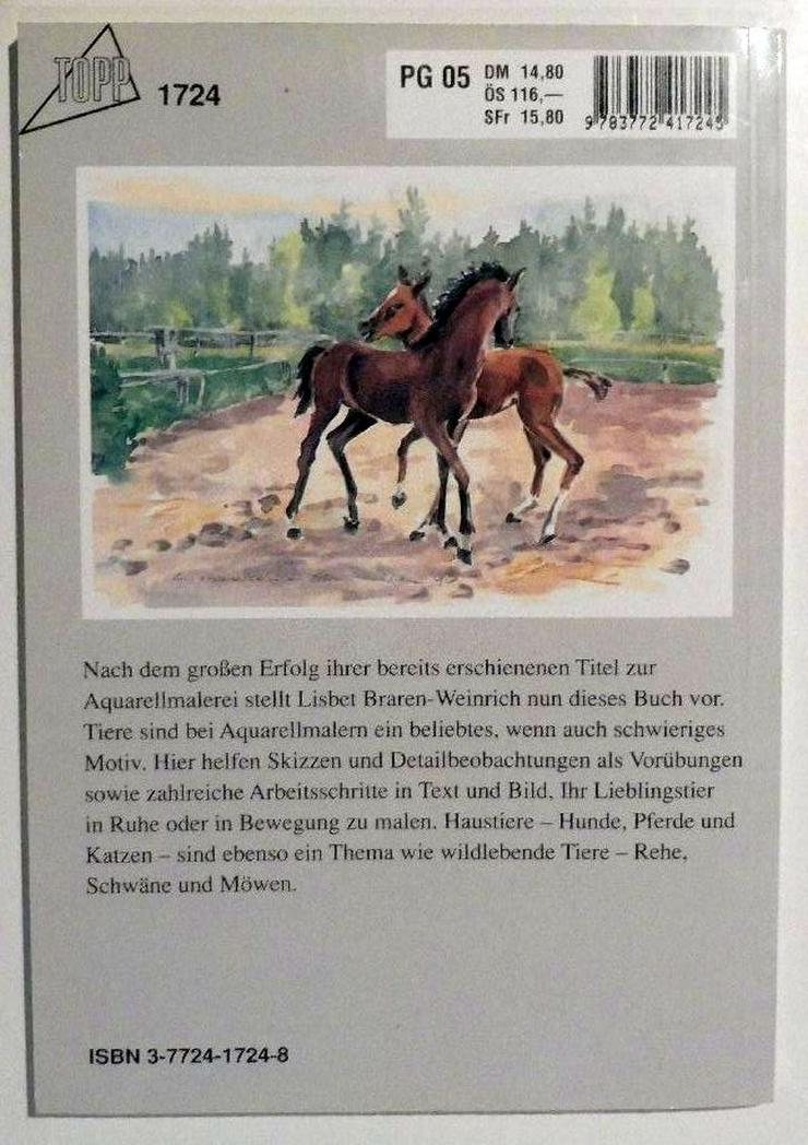 Bild 2: Buch zur Aquarellmalerei  "Tiere" 