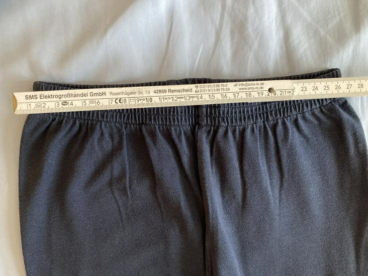 Bild 2: NEUWERTIG Lange Unterhose Leggings Gr. 152 dunkelblau