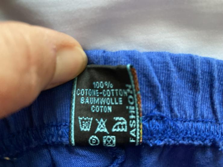 Bild 6: NEUWERTIG Bermuda Leggings Gr. 122 blau