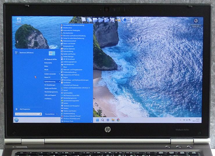 Bild 8: HP Elitebook 8470w(Workstation) i5, 14“HD+, 16GB/256GB, Win11pro, Akku neu