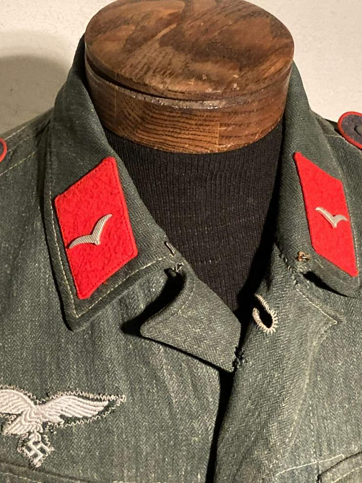 Bild 2: Feldbluse Luftwaffe HBT aus Wk2 