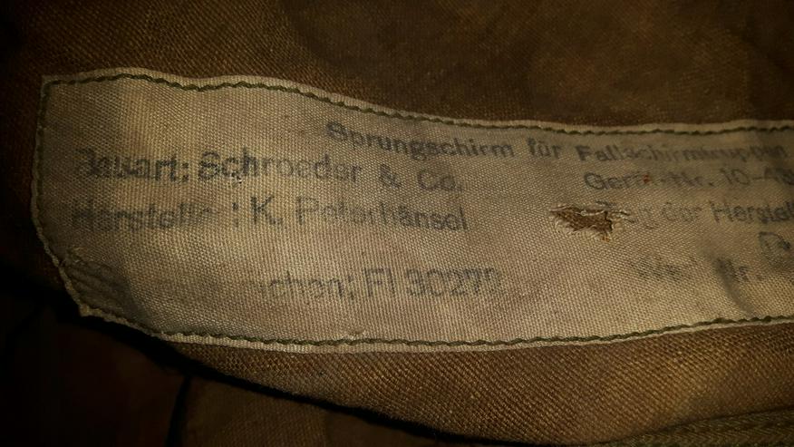 Bild 6: RZ-20 Fallschirmjager Parachute aus Wk2 