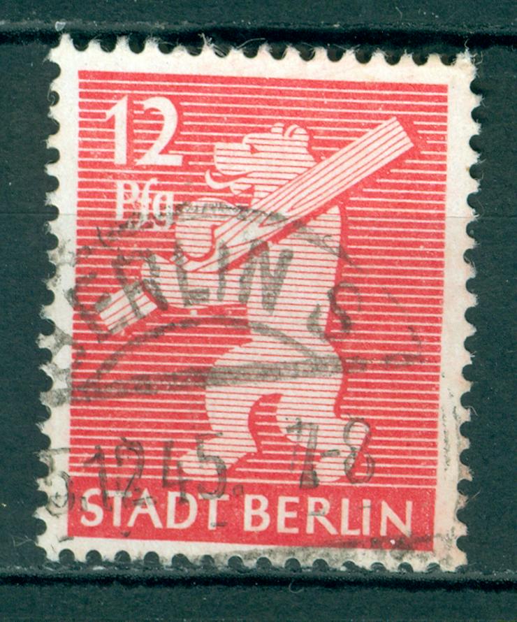 Alliierte Besetzung Berlin und Brandenburg Nr. 5 gestempelt