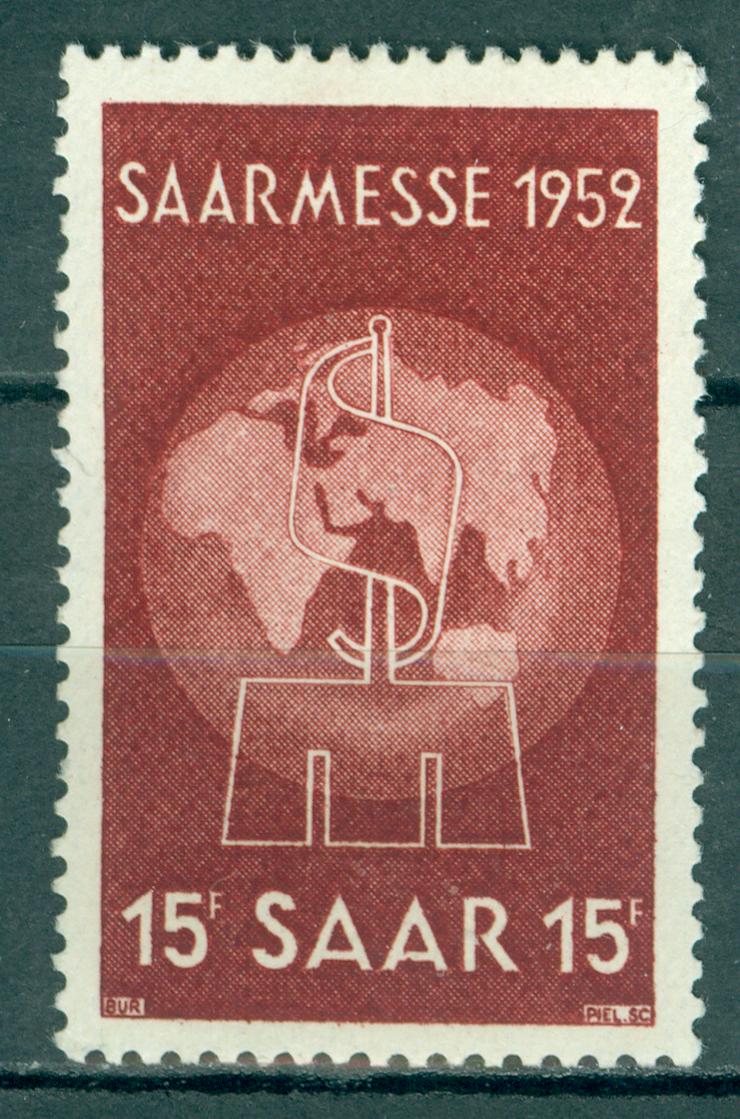 Saarland ungestempelt Nr. 317