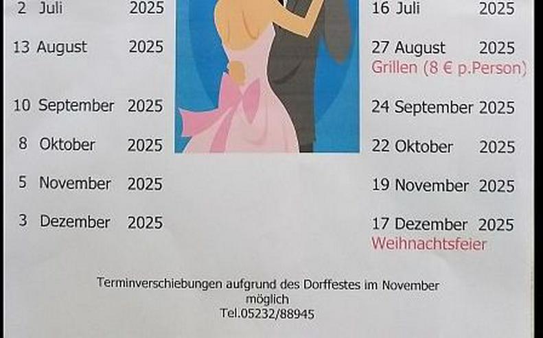 Tanzpartnerin für Tanzveranstaltungen und Training gesucht.