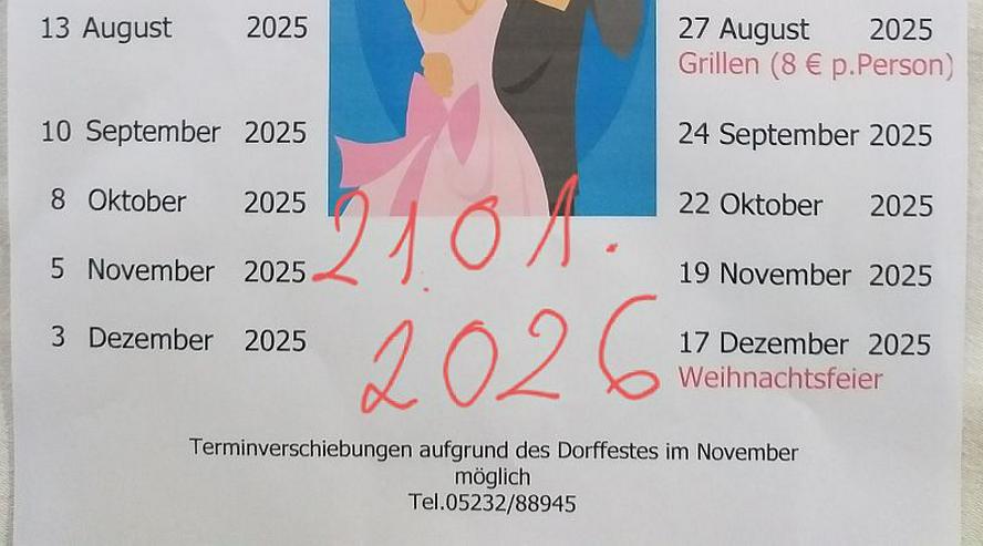 Bild 3: Tanzpartnerin für Tanzveranstaltungen und Training gesucht.