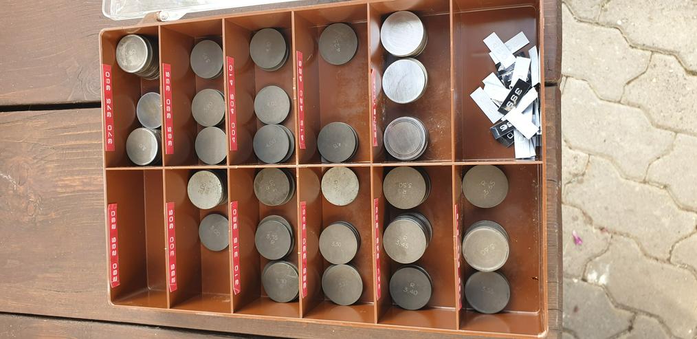 92 Ventileinstellplatten für VW Motoren inklusive Montagehebel