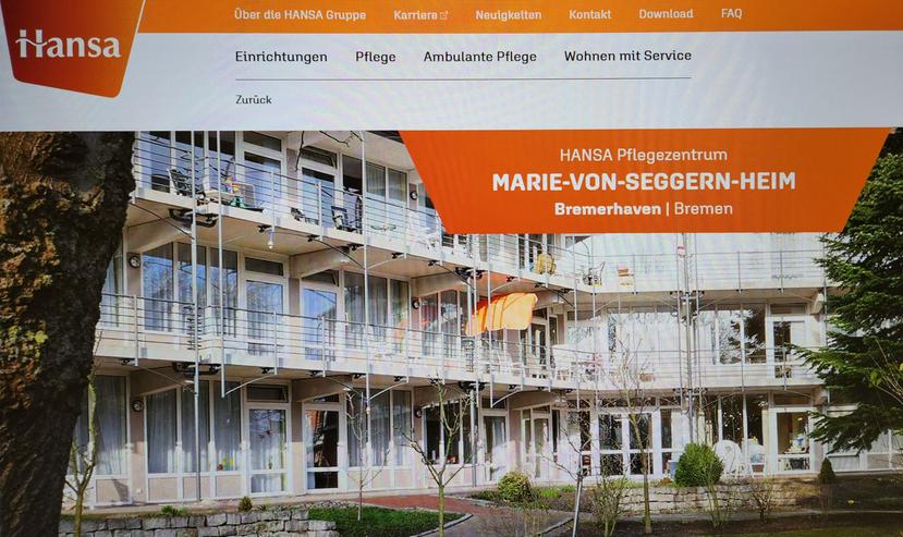 Pflegefachkraft m / w /  d  Hansa Marie-von-Seggern Heim  Bremerhaven