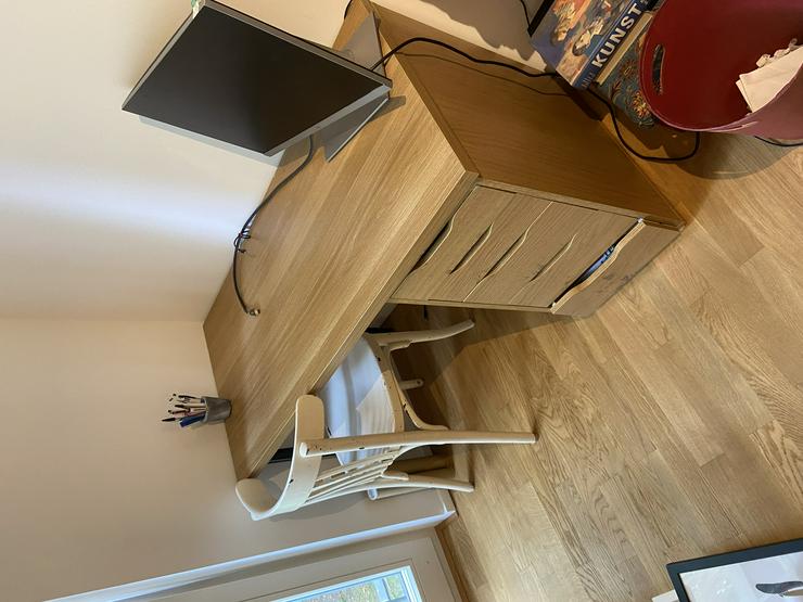 Large wooden desk for collection only 