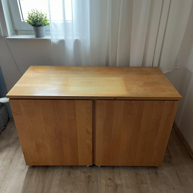 Bild 3: Schreibtisch Erlenholz