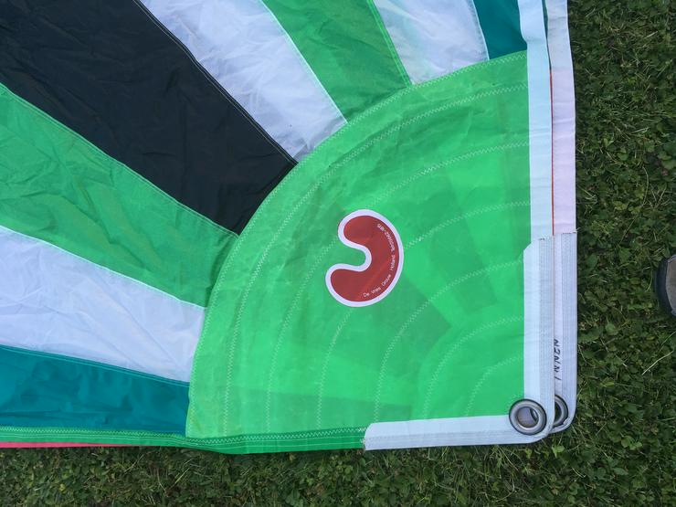 Bild 2: Spinnaker von De Vries, grün-schwarz, gebraucht ohne Beschädigung - Ersatz