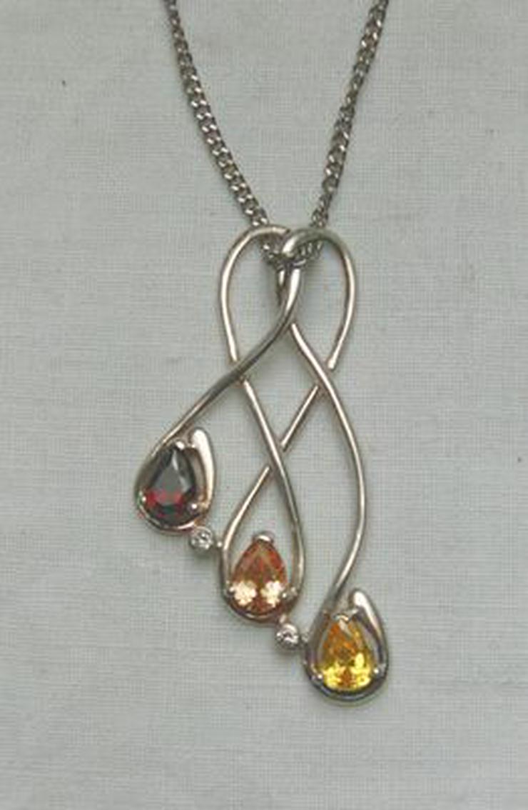 Bild 3: Schmuckanhängr, 925 silber mit Zirkoniaeinfassungen