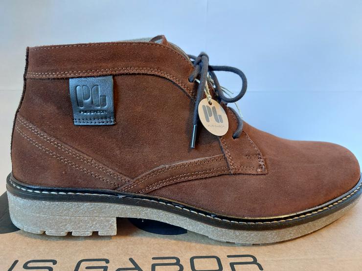 GABOR Stiefelette – NEU - ungetragen - Veloursleder braun - Gr. 43
