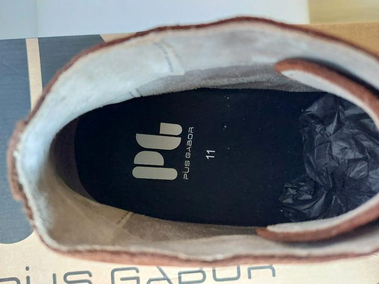 Bild 4: GABOR Stiefelette – NEU - ungetragen - Veloursleder braun - Gr. 43