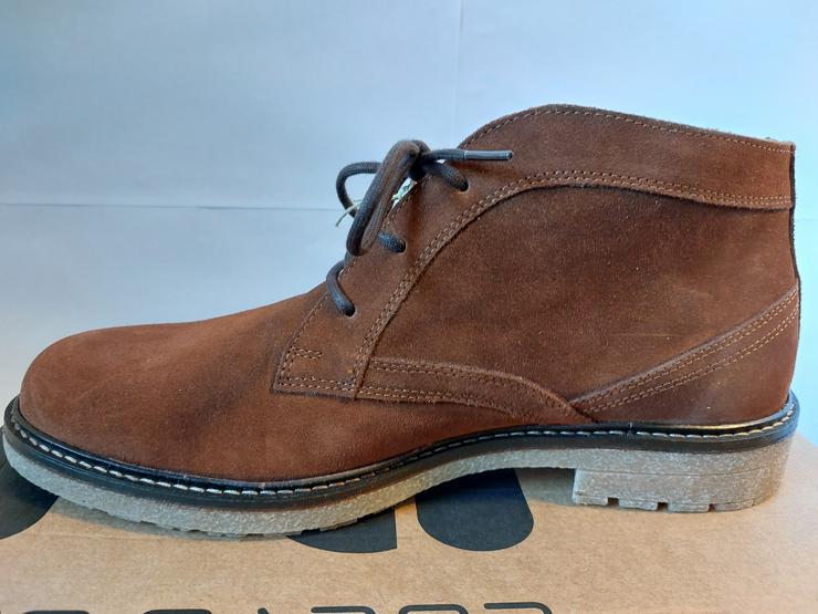 Bild 3: GABOR Stiefelette – NEU - ungetragen - Veloursleder braun - Gr. 46