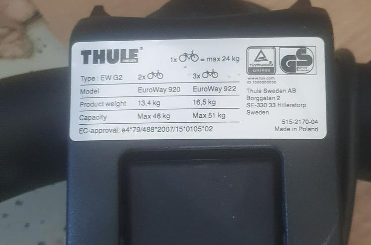 Bild 2: Fahrradträger für AHK