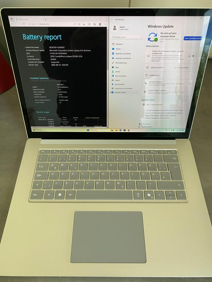 Bild 2: Surface Laptop 6 i7 15" Platin