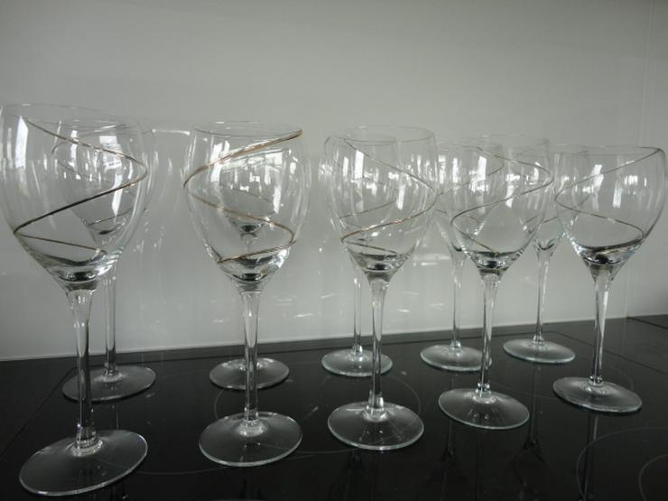 Bild 3: LEONARDO Strada Goldpirale Weißweingläser 10 Stück