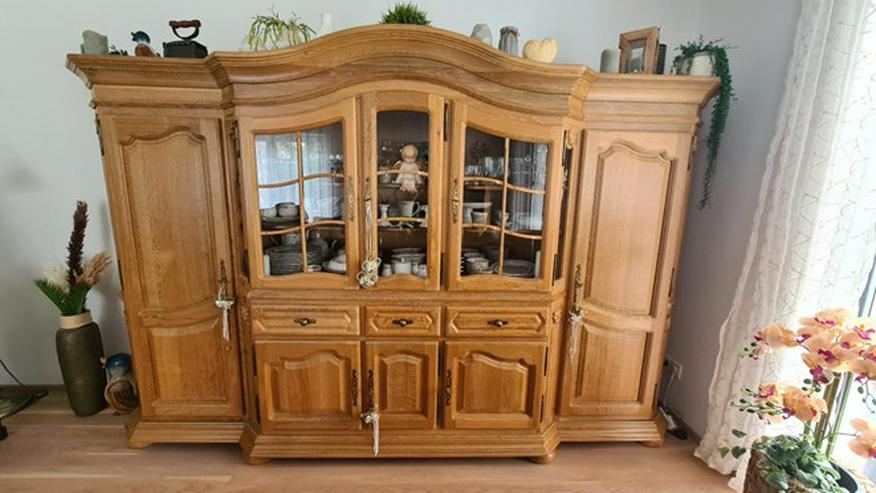 Eichenschrank hell geölt teilmassiv 