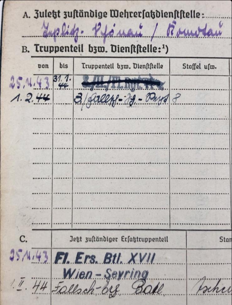 Bild 7: Soldbuch Fallschirmjager aus Wk2 