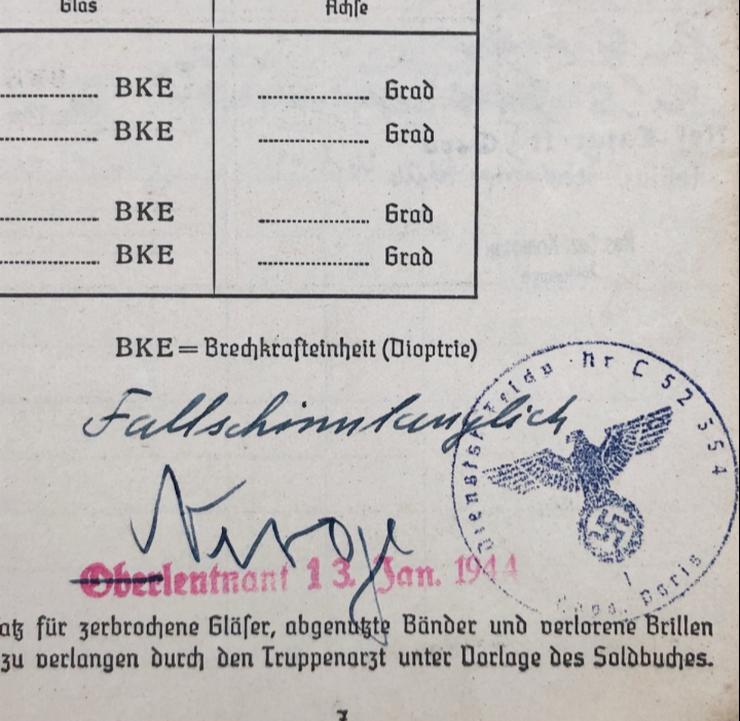 Bild 5: Soldbuch Fallschirmjager aus Wk2 