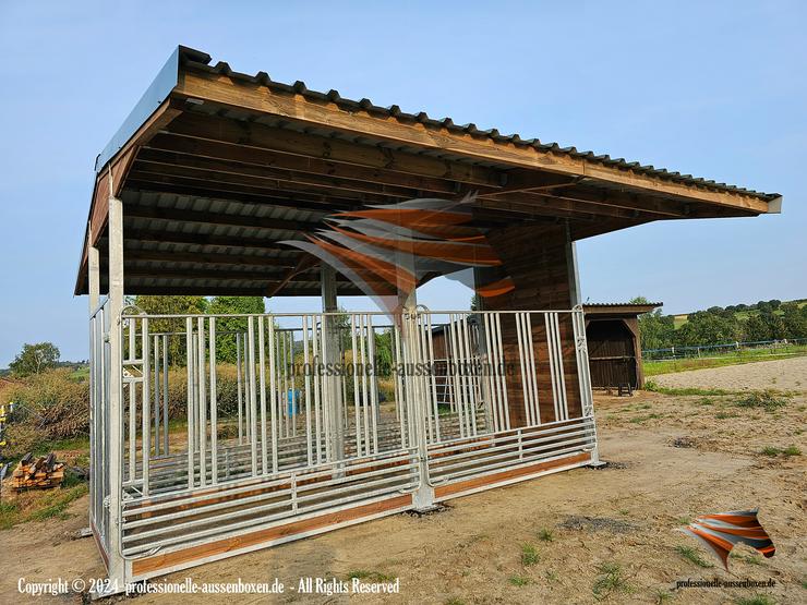 Bild 16: Futterraufe & Heuraufe / Pferderaube / Fressgitter ACTIVE Pferd - Pferderaufe