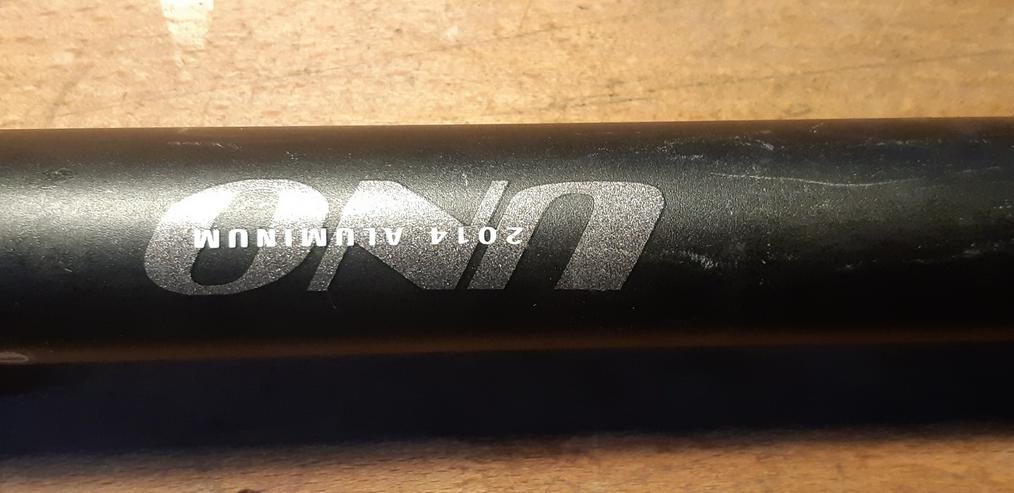 UNO Sattelstütze   2014 Aluminium   Schwarz   Länge 350 mm   Durchmesser 31,6 mm   