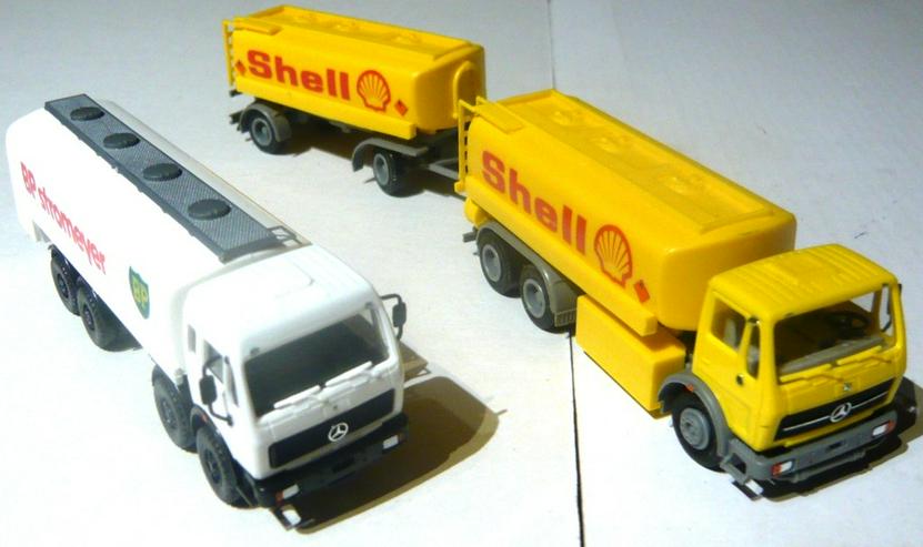 Herpa Roskopf 1:87 Mercedes Tankzug Shell BP Stromeyer
