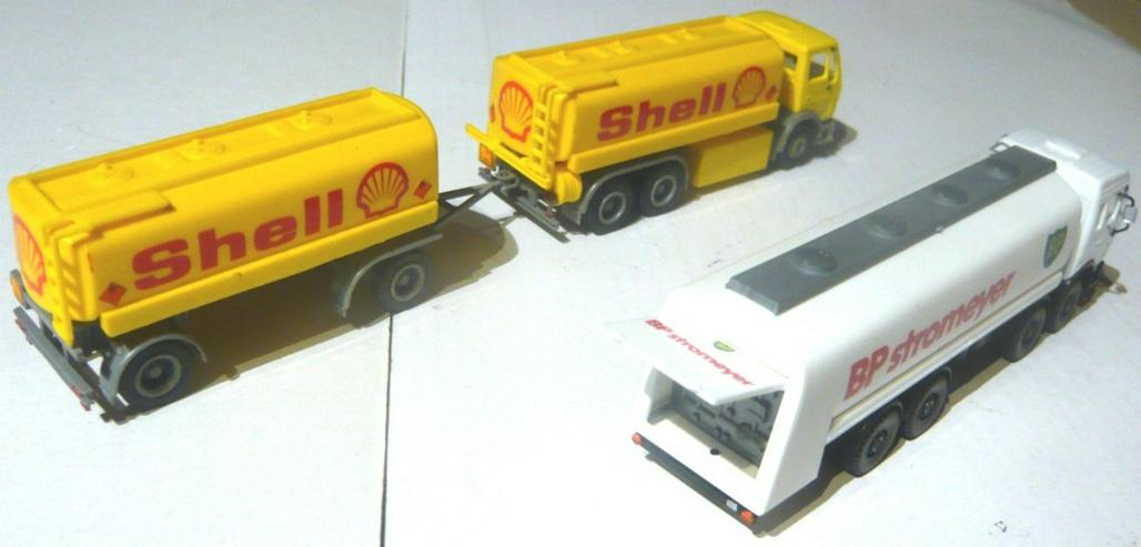 Bild 3: Herpa Roskopf 1:87 Mercedes Tankzug Shell BP Stromeyer