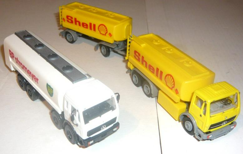 Bild 2: Herpa Roskopf 1:87 Mercedes Tankzug Shell BP Stromeyer