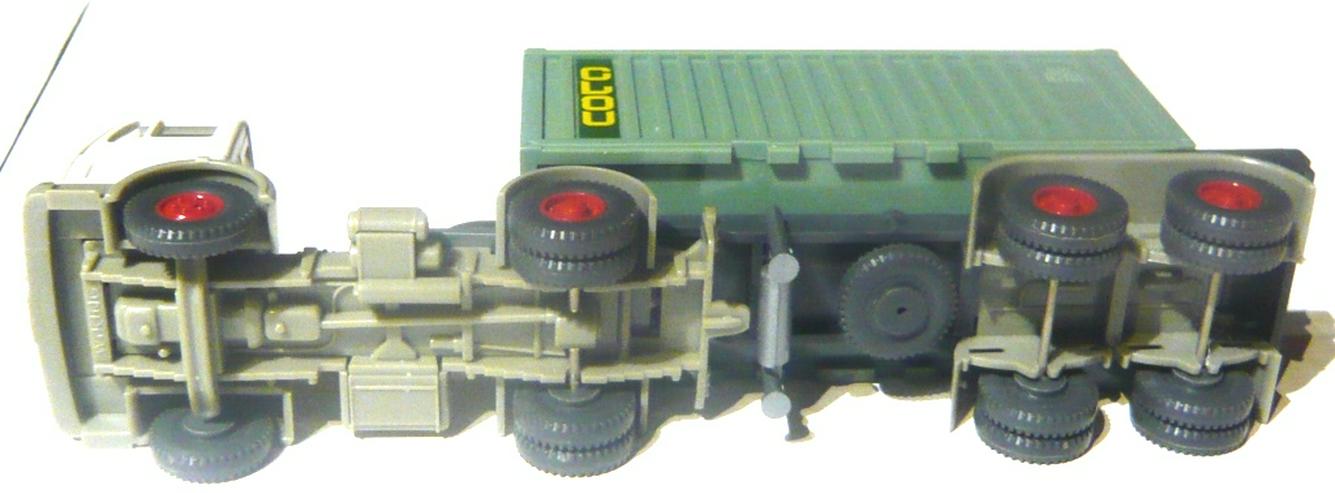 Bild 4: Wiking alt 1:87 Mercedes Sattelzug Container Auflieger Clou sehr gut