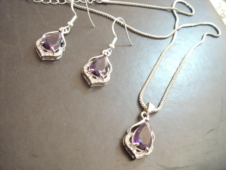 Bild 8: Silber Schmück Ohringe und Silber Kette .