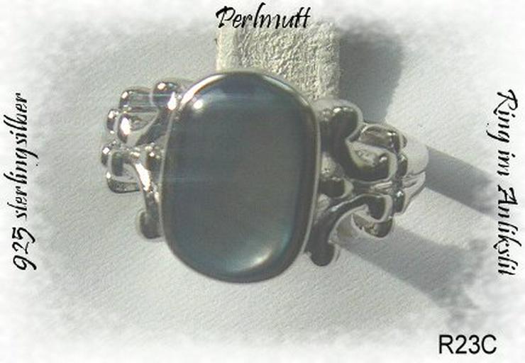 Ring 925 Silber mit einer Pauamuschel