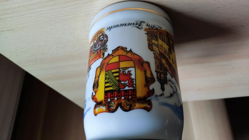 Bierkrug vom 70-jährigen Jubiläum der Feuerwehr Dessau von 1993 