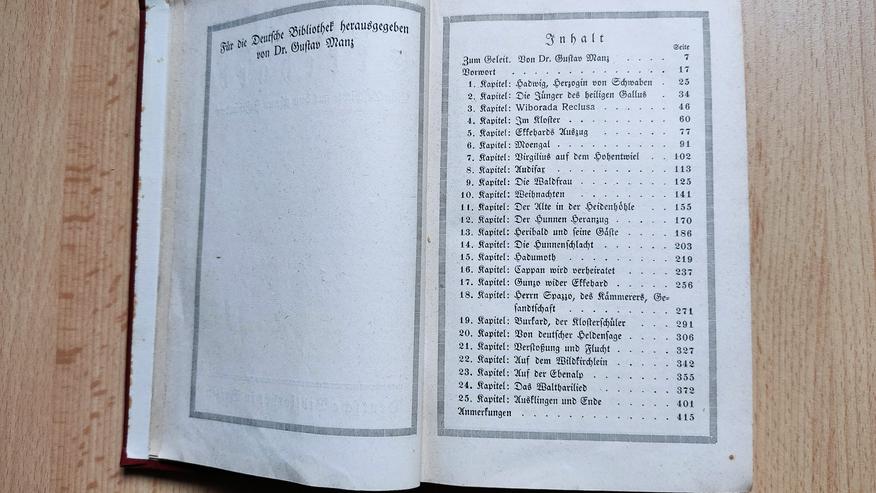 Bild 5: Antiquar. Buch: Ekkehard  v. Joseph Victor von Scheffel